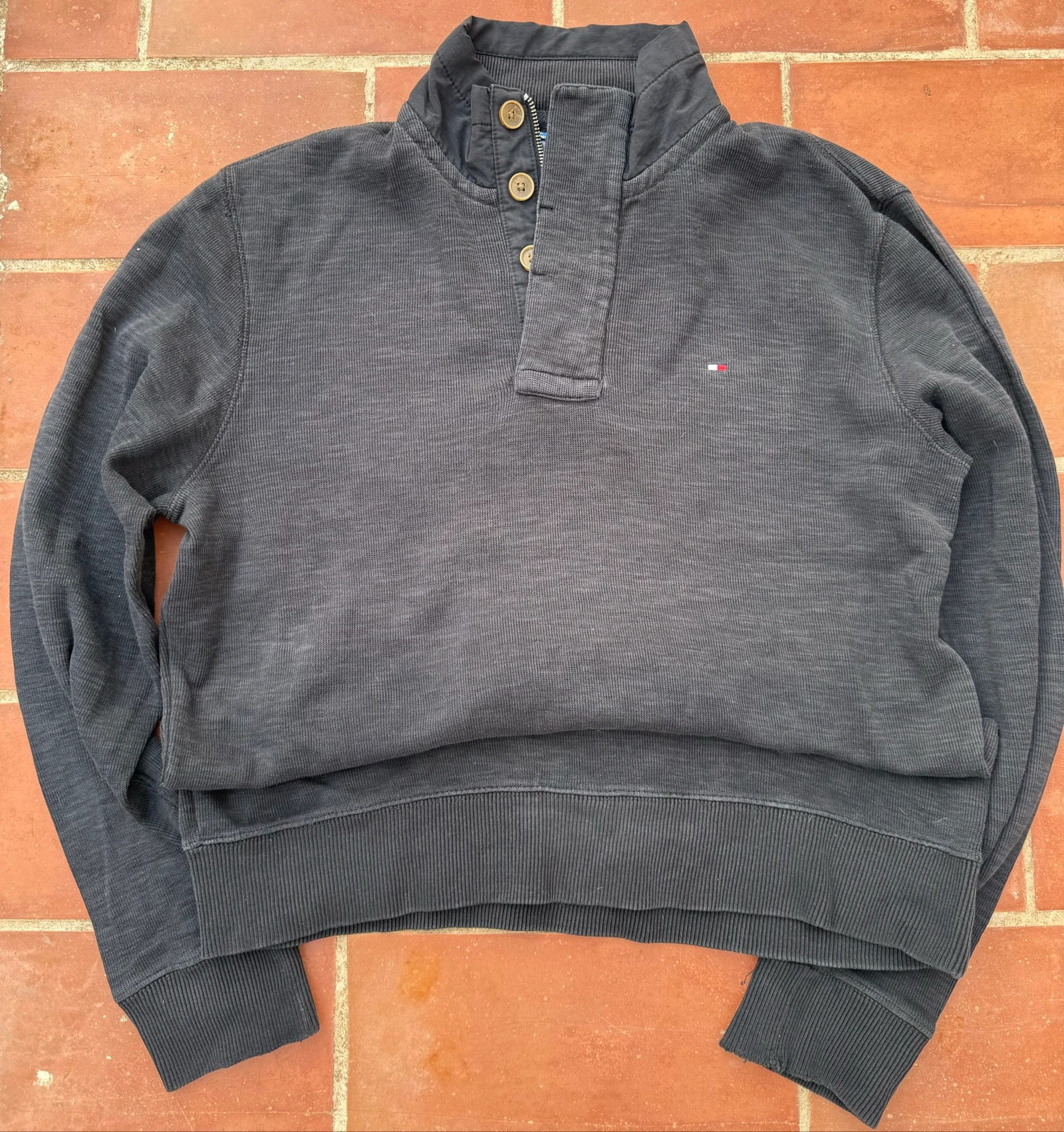 Tommy Hilfiger Quarter Button Sweatshirt 